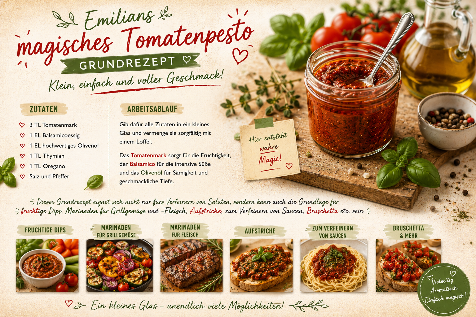 Emilians magisches Tomatenpesto