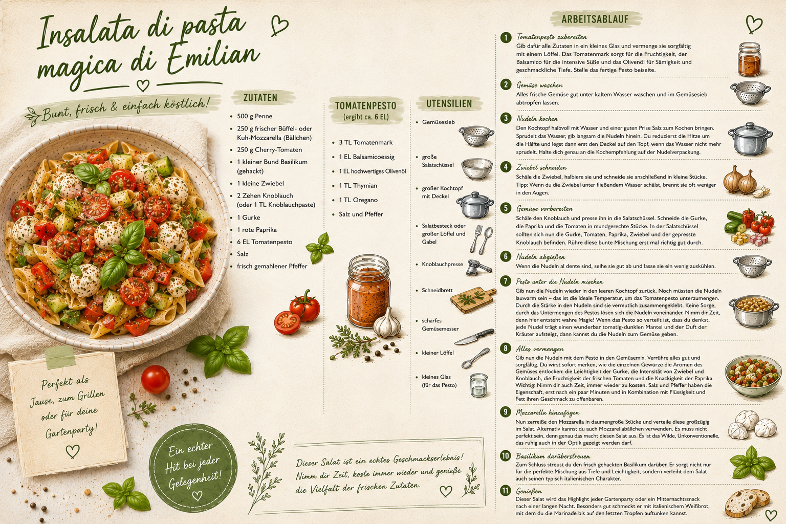 Insalata di pasta magica di Emilian